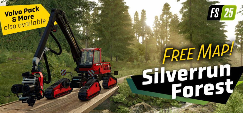Farming Simulator 25 Free Map - Silver Run Forest